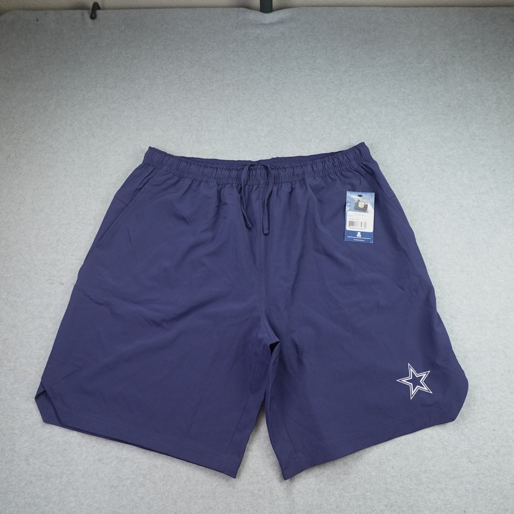 Dallas Cowboys Shorts Mens XL Navy Blue Athletic Training NFL